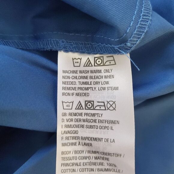 Attitudes by Renee  Wrinkle-Resistant Long-Sleeve Button-Up Shirt Sz 14 - Picture 11 of 11